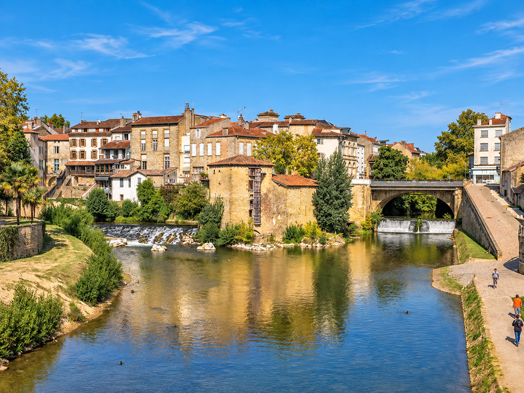 Confluence de la Midouze à Mont de Marsan